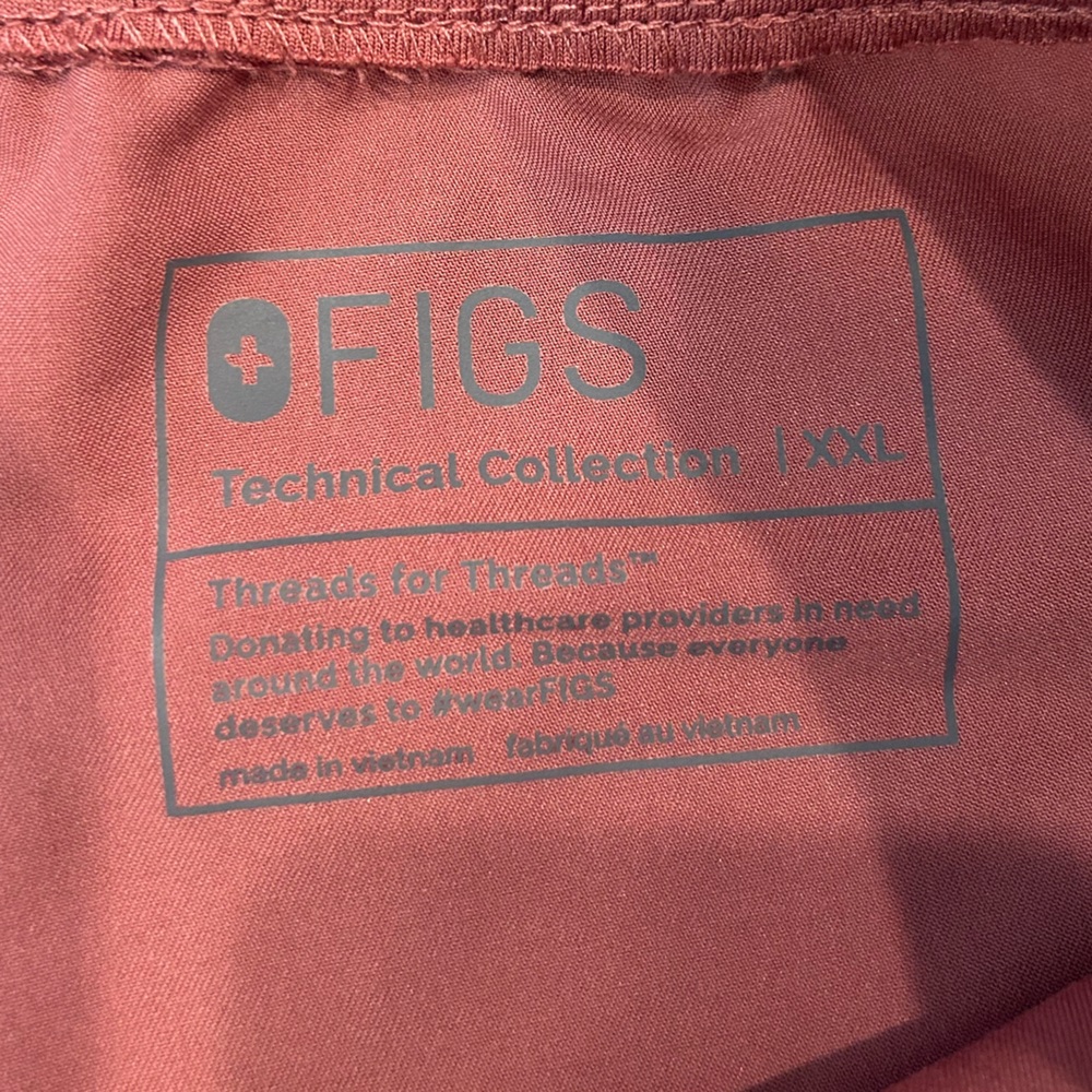 FIGS Women’s Technical Collection Jogger Scrub Pants Sz XXL W23SW2017 Pink - Picture 4 of 10
